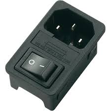 IEC plug switcher and fuse